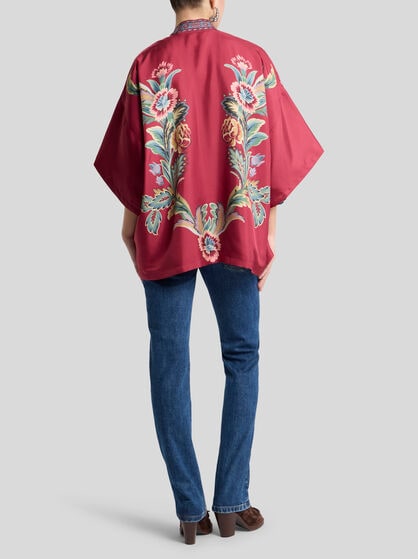 PRINTED SILK TWILL KESA