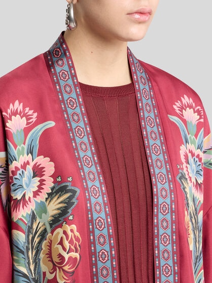 PRINTED SILK TWILL KESA