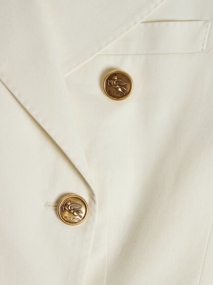 DOUBLE-BREASTED JACKET WITH PEGASO BUTTONS