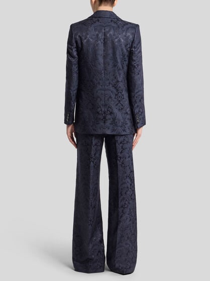 SILK-BLEND JACQUARD JACKET