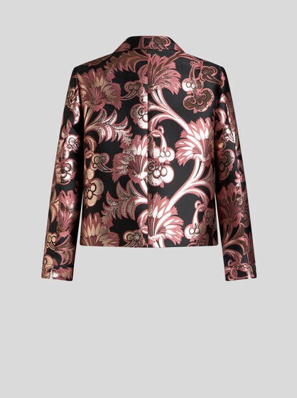 CROPPED JACQUARD JACKET
