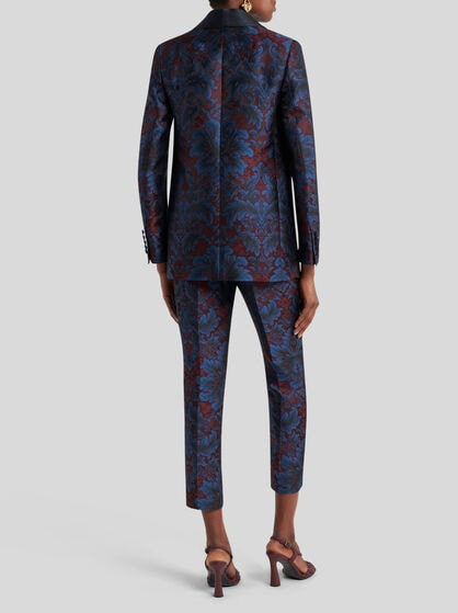 SILK-BLEND JACQUARD JACKET