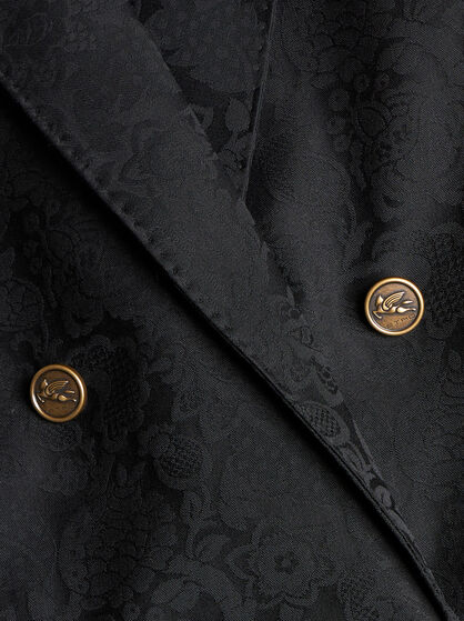 DOUBLE-BREASTED JACQUARD JACKET