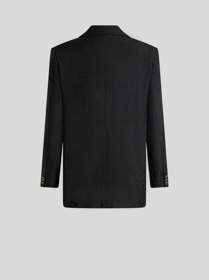 DOUBLE-BREASTED JACQUARD JACKET