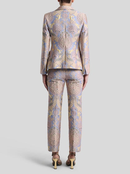 FLORAL JACQUARD JACKET