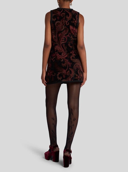 REVERSIBLE JACQUARD WAISTCOAT