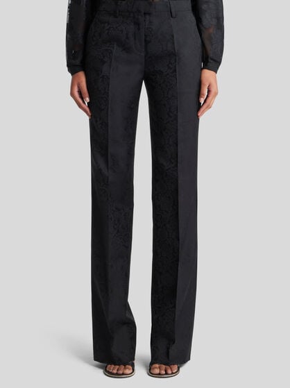 JACQUARD TROUSERS