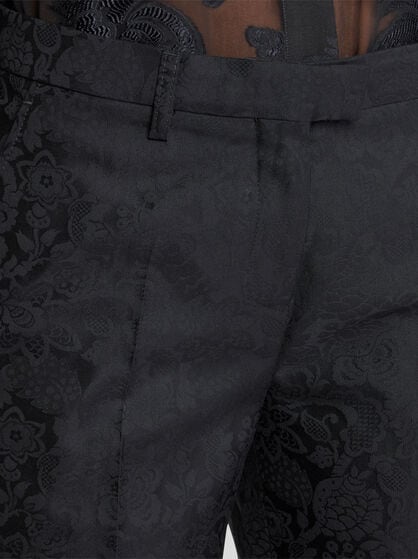 JACQUARD TROUSERS