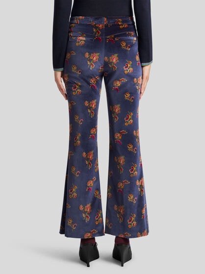 COTTON VELVET TROUSERS