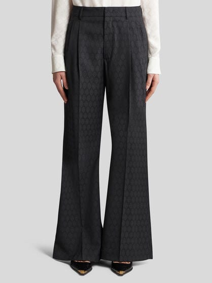 JACQUARD TROUSERS