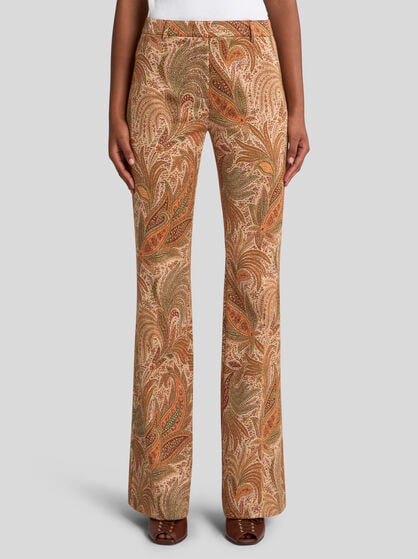 PAISLEY JACQUARD TROUSERS