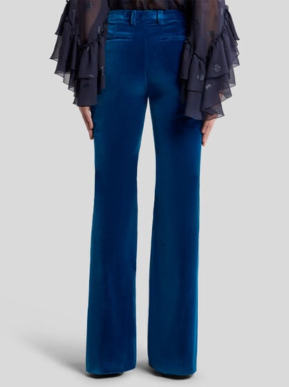 COTTON VELVET TROUSERS