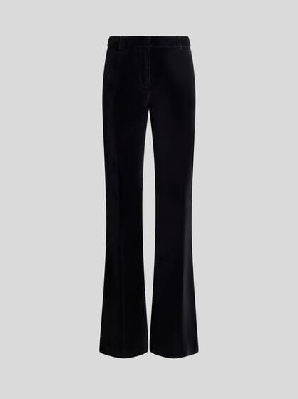 COTTON VELVET TROUSERS