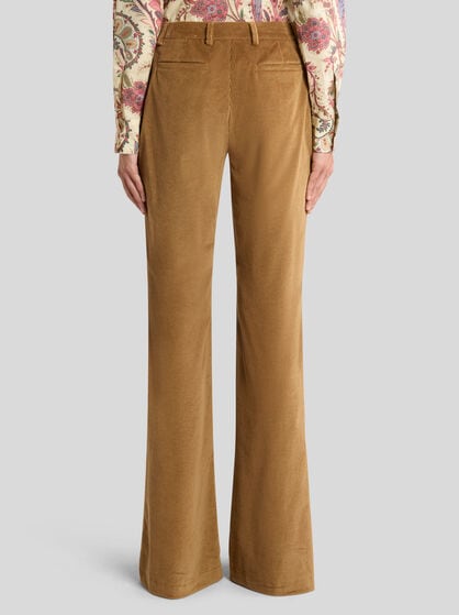 CORDUROY VELVET TROUSERS