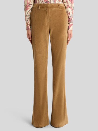 CORDUROY VELVET TROUSERS