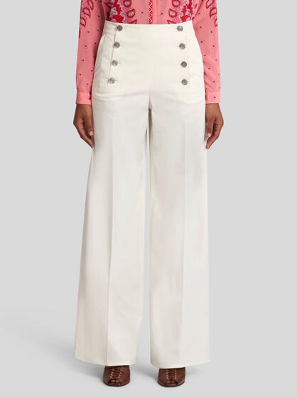 TROUSERS WITH PEGASO BUTTONS