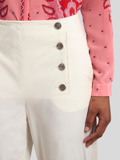TROUSERS WITH PEGASO BUTTONS