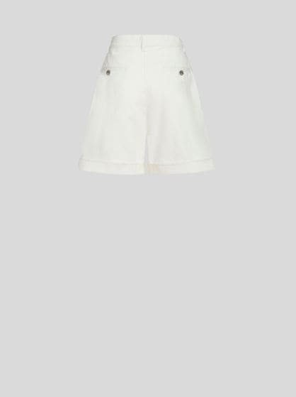COTTON BERMUDA SHORTS WITH BUTTONS