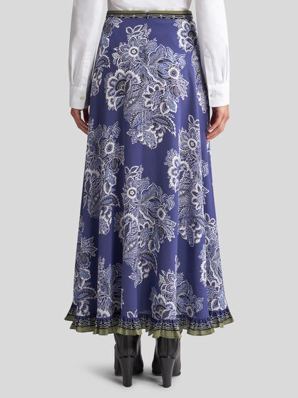 BANDANNA BOUQUET MAXI SKIRT