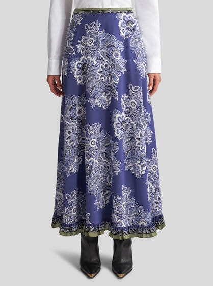 BANDANNA BOUQUET MAXI SKIRT