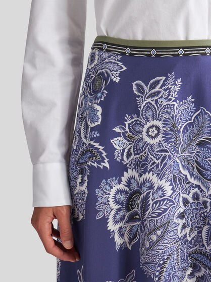 BANDANNA BOUQUET MAXI SKIRT