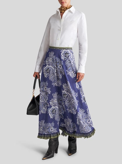 BANDANNA BOUQUET MAXI SKIRT