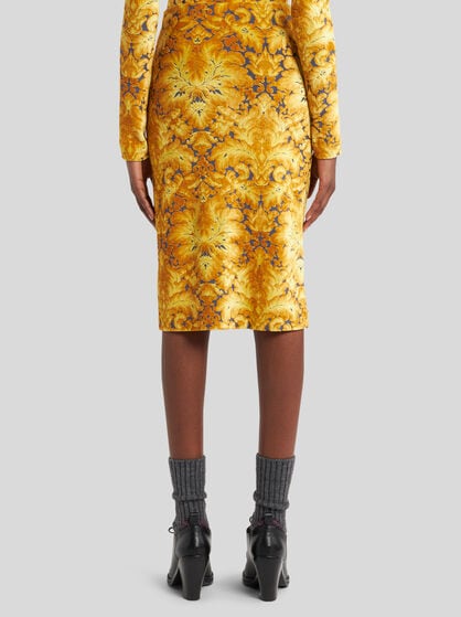 CHENILLE JACQUARD SKIRT