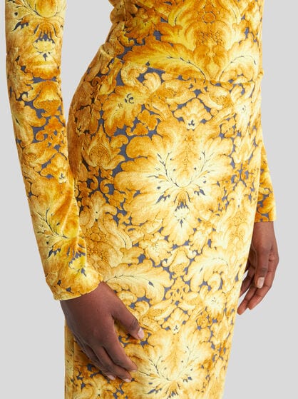 CHENILLE JACQUARD SKIRT