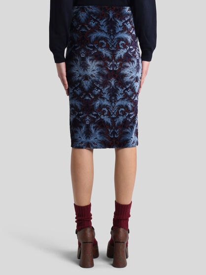 CHENILLE JACQUARD SKIRT