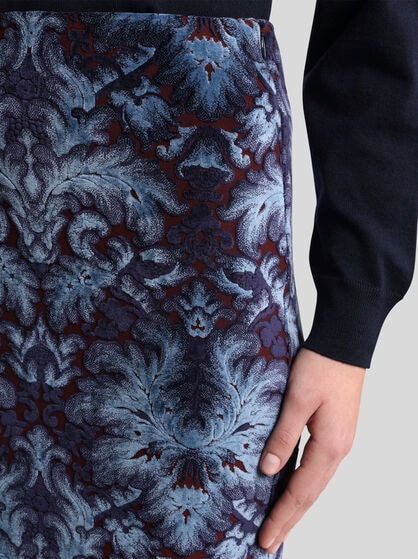 CHENILLE JACQUARD SKIRT