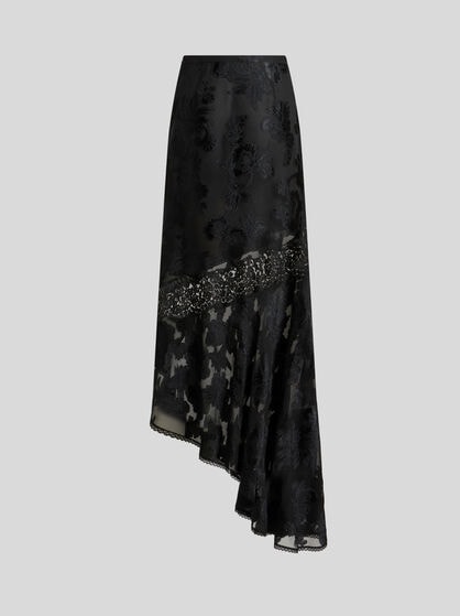 FIL COUPÉ CHIFFON SKIRT