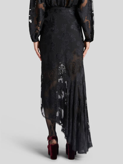 FIL COUPÉ CHIFFON SKIRT