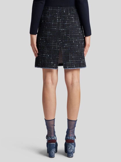 BOUCLÉ TWEED MINI SKIRT