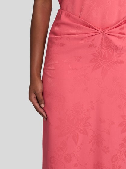 JACQUARD MIDI SKIRT