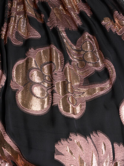 FIL COUPÉ JACQUARD MAXI SKIRT