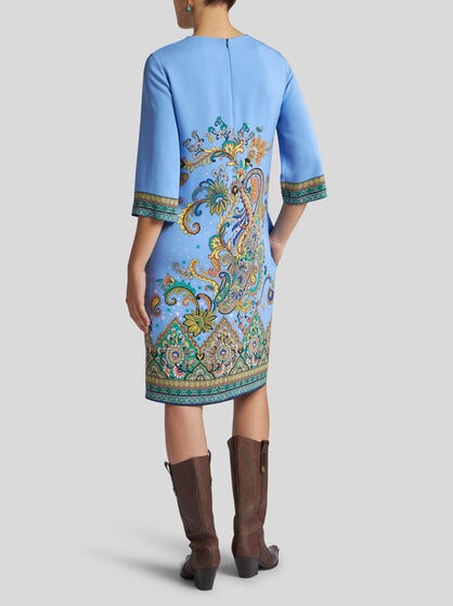 PRINTED CADY TUNIC DRESS