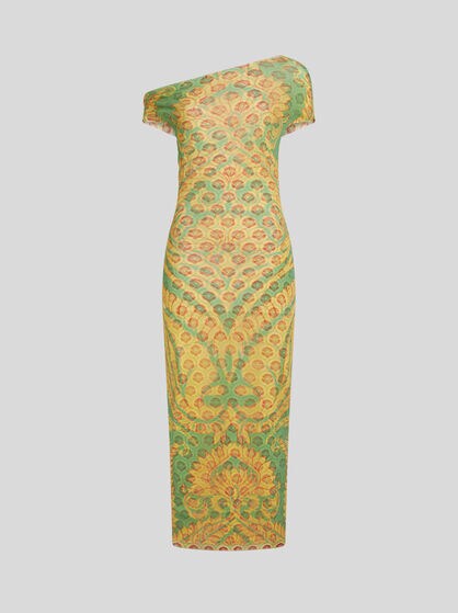 ABITO IN TULLE STAMPATO