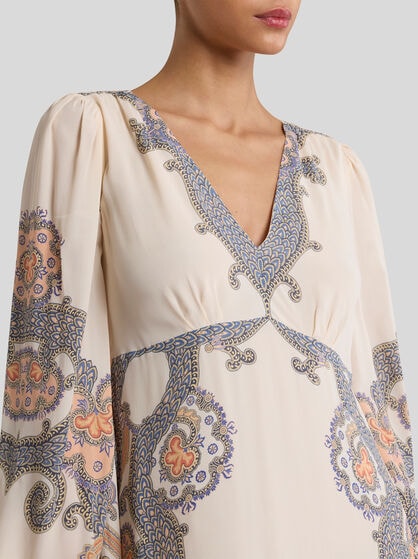 YEAR OF SNAKE MIDI DRESS