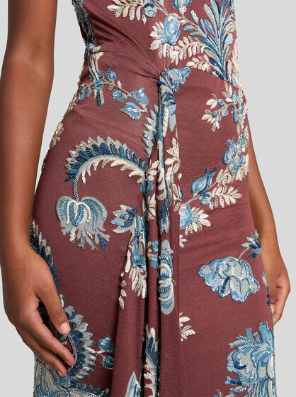 PRINTED JERSEY DRESS