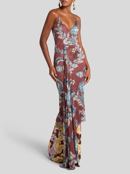 PRINTED JERSEY DRESS
