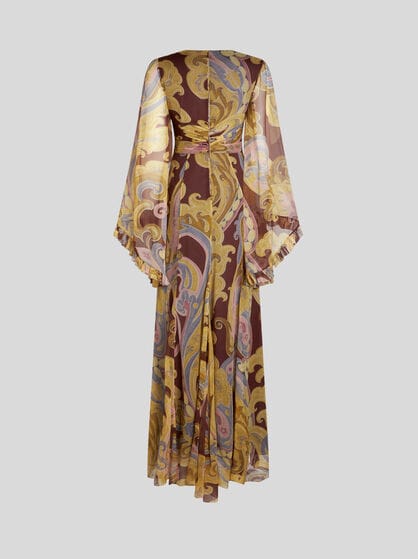 PRINTED SILK DRESS