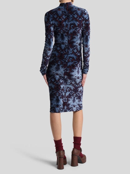 CHENILLE JACQUARD DRESS