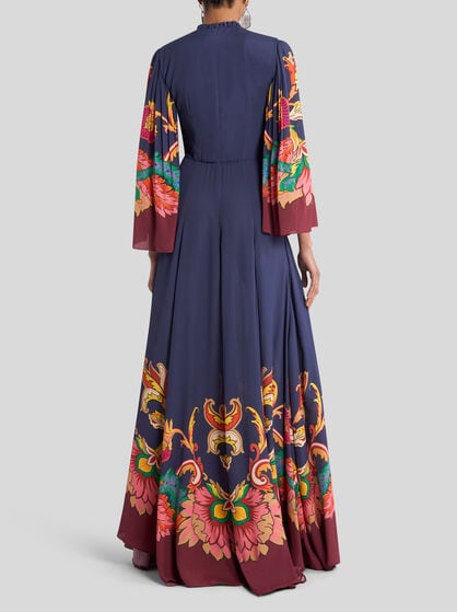 LONG DRESS WITH FLORAL PRINT