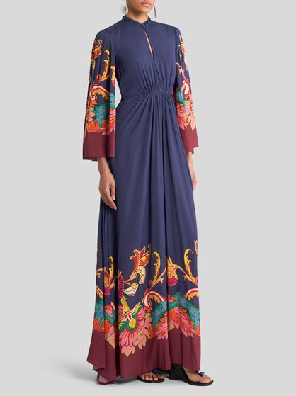 LONG DRESS WITH FLORAL PRINT
