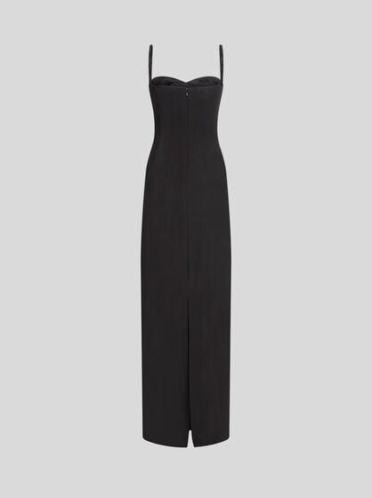 EMBROIDERED SILK DRESS