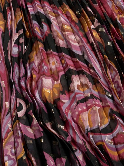 FIL COUPÉ SILK DRESS