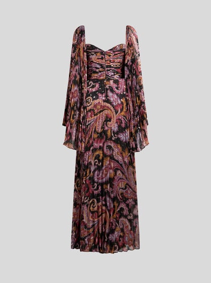 FIL COUPÉ SILK DRESS