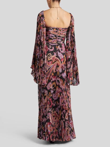 FIL COUPÉ SILK DRESS