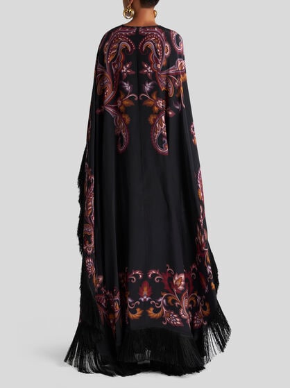 PRINTED SILK DRESS