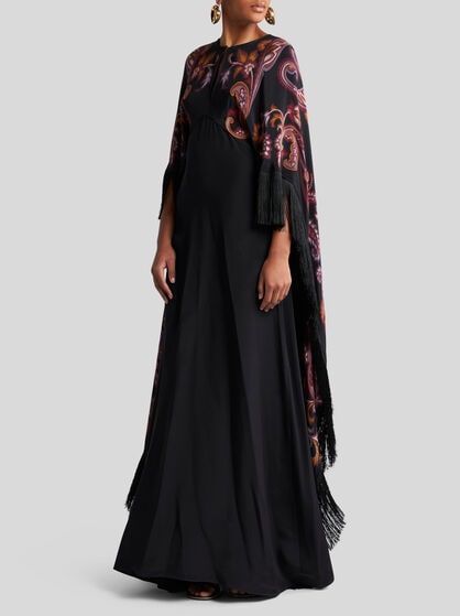 PRINTED SILK DRESS